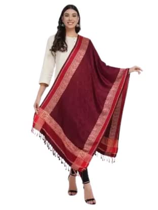 veshvilla Women's Woolen Print Shwals (KERIBORDER Design)-picture-47