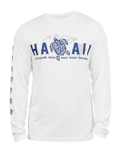 Hawaii Long Sleeve Dry-Fit Active Men's T-Shirt