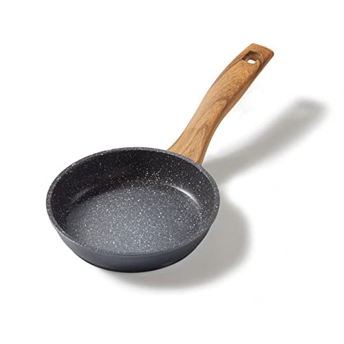 STONELINE Back to Nature - Sartén antiadherente de 16 cm, con partículas de piedra...