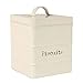 Home Basics CS47393 Biscuits Tin Canister, One Size, Ivory/Copper