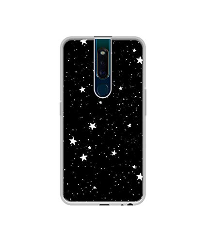 Image of Amazon Brand - Solimo Designer Stars UV Printed Soft Back Case Mobile Cover for Oppo F11 Pro