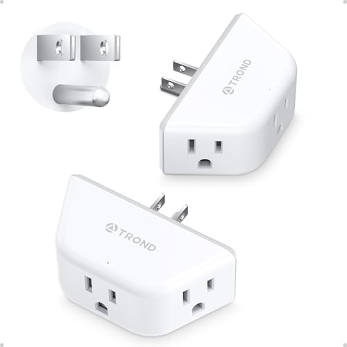 Amazon.com: TROND Multi Plug Outlet Extender 2 Pack - Electrical Wall ...