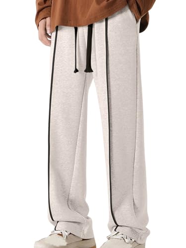 Image of GRECIILOOKS Men's Loose Mid Rise Casual Trousers Pants | Regular | Sports Stylish Track Pant | Sweatpants (Available in Plus Size)