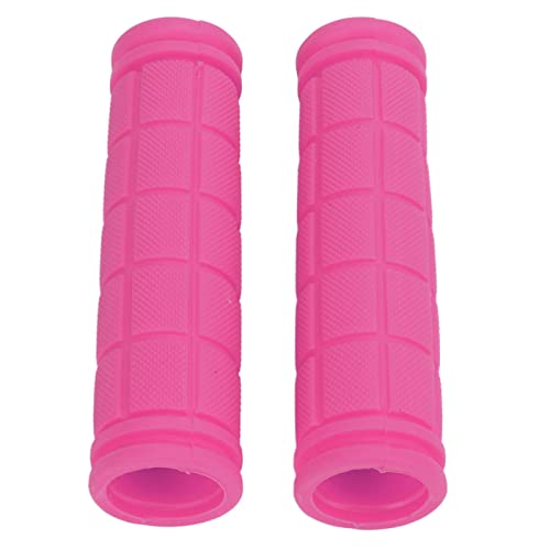 SUPYINI 1 par de puños antideslizantes de goma para bicicleta de montaña, bicicleta de carretera, bicicleta (rosa)