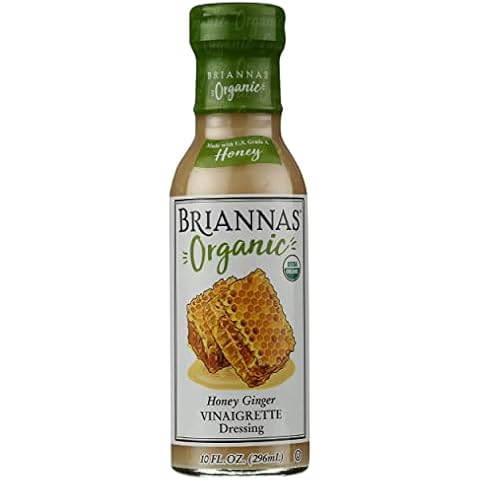 Briannas Organic Honey Ginger Vinaigrette Cover
