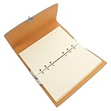 Uonlytech Vintage Notizbuch Schedule Notebook mit Losem Einband Retro Planer für Studenten Büro...