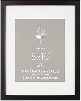 Studio Decor Aspect Black Frame with Mat