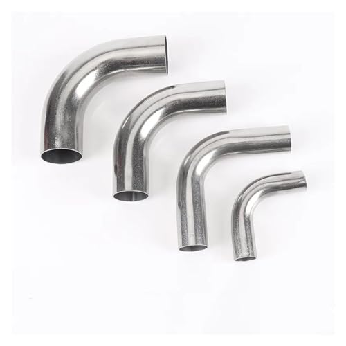 Codo de acero inoxidable 304 de 32mm para soldar tuberías industriales 6