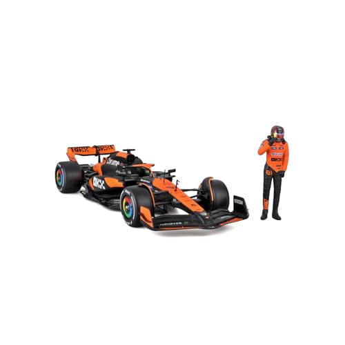 HTLNUZD Modelo a Escala 1:24 Coche F1 Naranja miniatura 3