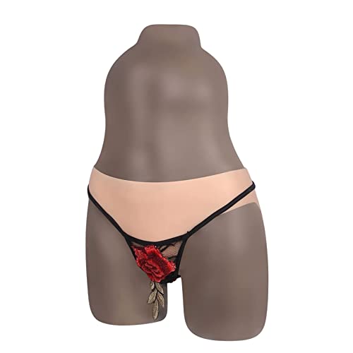 Crossdresser Men's Hiding Gaff Panty Silicone Panties Realistic Fake Vagina Pants for Transgender Cosplay