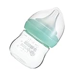 TOYANDONA Glas Babyflasche Weithals Anti kolik Sauger Weich Neugeborene Junge Mädchen Flasche...