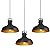 ALAISLYC Black Farmhouse Pendant Lights Matte Pendant Lighting for Kitchen Island Industrial Adjustable Height Vintage Dome Hanging Light Fixtures for Barn, Dining Room 3 Packs