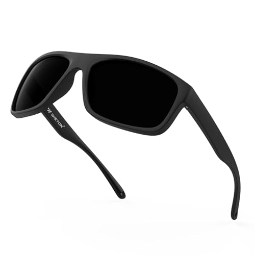 Image of WISTON XL Z87 Sunglasses for Men Women Wraparound Safety Sunglasses UV400 Protection TR90 Sports Rectangle Frame Z8247