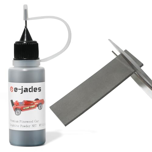 Pinewood Speed Derby Car Weights Kit-Pinewood Car Weights&Graphite Powder-3OZ Stick-on Flexible Weight-0.5OZ Graphite Lubricant for Derby car Pine Derby Car Wheels Axles Speed