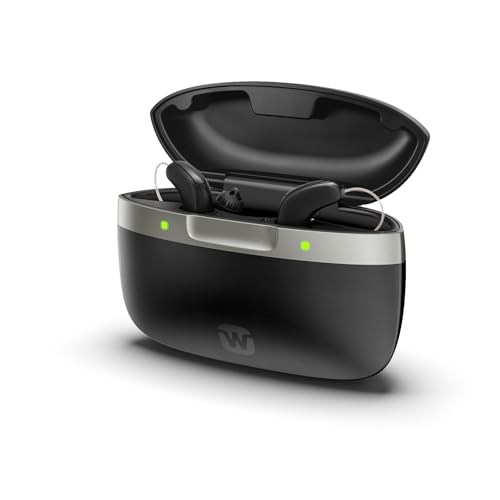Widex SmartRIC Hearing Aid Charger Travel Case Compatible with Select SmartRIC Rechargeable Models Qi Wireless Charging Integrated Battery Replacement Charger Only