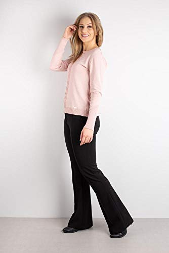 Blusa de malha manga longa 31211 - Rosa - Gg
