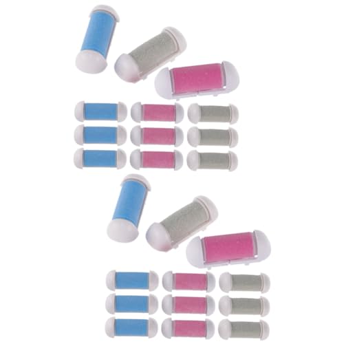 Râpe électrique accessoires de pédicure Healeved : 24 têtes anti-callosités durables