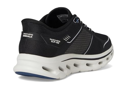 Skechers Men's Go Walk Glide Step 2.0 Zalor Hands Free Slip-Ins Sneaker, Black/White, 14