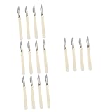 Gatuida 4 Sätze Bäckerei Konturmesser Brot Praktischer Backschneider Teigschaber Gebäckschneider Mit Kohlenstoffstahl Professionelle Backwerkzeuge Haushalts Backschneider 4 Stück * 4