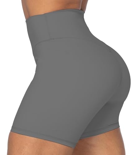 Image of Sunzel No Front Seam High Waist Biker Shorts for Women, Squat Proof Yoga Workout Gym Bike Shorts | 3, 5 Or 8-Inch Inseam, High Waisted, Tummy Control, No Front Seam, Buttery Soft, Compression Fit, Squat Proof