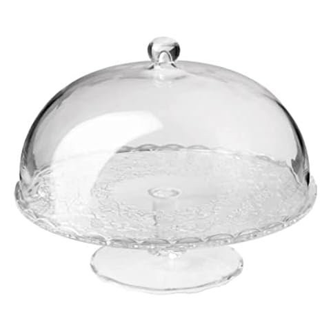 IKEA Servierplatte "ARV BRÖLLOP" Glas-Platte Cover
