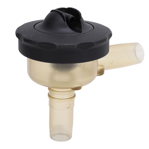 Tnfeeon Cow Milking Machine Vacuum Globe Valve with Sensor PSU Air Shut Off Valve for Diary Milking Equipment Vacuum Milking Machine Pressure Regulator Valve Accessories (Black)