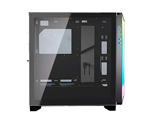 Cougar Dark Blader G Premium Mid Tower Gaming Case in alluminio spazzolato e vetro pannello frontale con RGB e finestra laterale in vetro - Case PC - Immagine 2