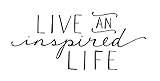Adzif Inspired Life EN Wall Decals, Multi