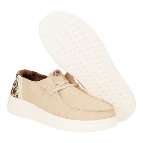 Image of HEYDUDE Wendy Rise Animal, Women's Shoes, Women's Slip-on Loafers, Comfortable & Light-Weight