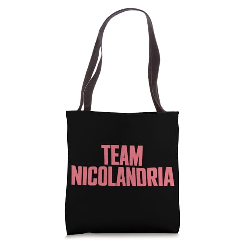Team Nicolandria Supportive Community Fun Style Tote Bag