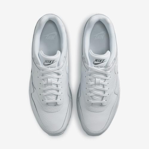 Nike Air Max 1 Premium Men's Shoes (HV1211-100, White/White/Pure Platinum/White)4