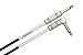 Hosa GTR-220R Guitar Cable, Hosa Straight to Right-angle, 20 Feet