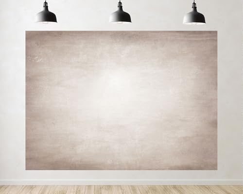 Trykid 8x8ft Gradient Abstract Photography Backdrop Khaki Bright Center Portrait