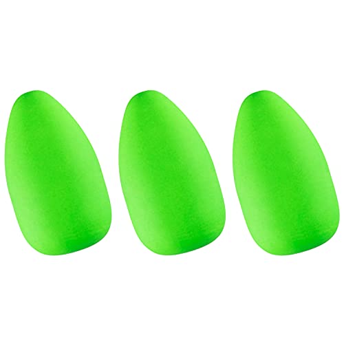 Dr.Fish 30 Pack Oval Foam Floats Fishing Rig Floats Fly Fishing Trout Bobber Strike Indicator Pompano Surf Fishing Rig Walleye Crawler Harness Green 0.37X0.65 in