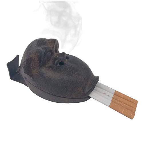 Free Shipping Over $50 Monkey Ashtray for Cigarettes Outdoor Indoor, Cast Iron Ash tray Ash Holder Home Office Decoration with Gift Cheapest 🛒 Monkey Ashtray for Cigarettes Outdoor Indoor, Cast Iron Ash tray Ash Holder Home Office Decoration with Gift