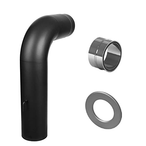 Kamino-Flam Set Tubi Stufa Senotherm, Acciaio