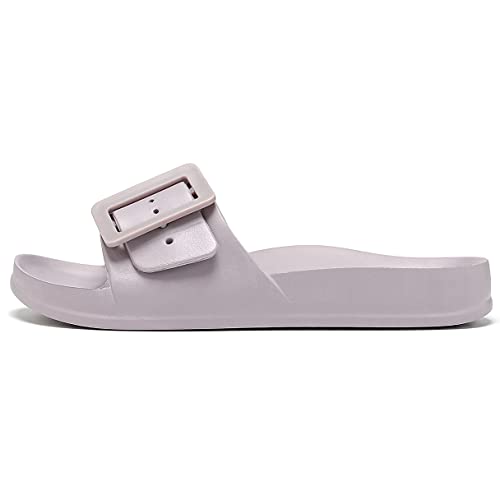 Image of L LOUBIT Cloud Slides for Women with Arch Support Pillow Soft Recovery Sandals Lightweight Summer Beach Slippers Non-Slip Shower Shoes