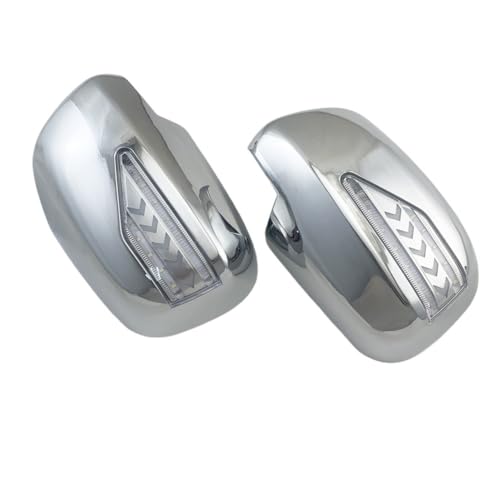 レクサス RX330 RX350 RX400H RX450h ドアミラーカバー LED付き 2個セット 斬新なスタイルの車用クロームアクセサリー メッキトリム(General style)