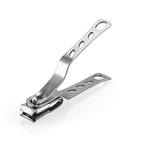 TOVINANNA 2個転不?鋼爪切り 大 小 人間工学デザインの爪トリマー 手軽なネイルマニ ツール 家 旅行用 男女兼用