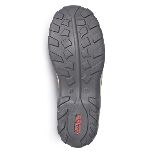 Rieker Herren Low-Top Sneaker 08065, Männer Halbschuhe,Freizeitschuhe,Turnschuhe,Laufschuhe,straßenschuhe,Strassenschuhe,braun (25),43 EU / 9 UK