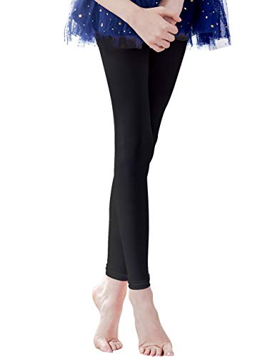 Image of Daydance Girl's Women's Footless Tights for Dance, Balle, Gymnasics