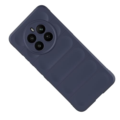 Image of Glasgow Liquid Silicone Back Case Cover Compatible with [ Realme P1 5G ] Back Case Cover |Premium Finish | Luxury | Soft Style | Camera Protection | Sapphire Blue