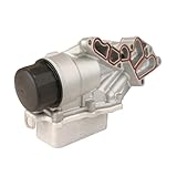 MITZONE Oil Cooler Filter Housing Compatible with 2006-2015 Mercedes-Benz C230 C300 C350 GLK350 ML450 S550 SLK300 R350 CL550 CLK550 GL550 E550 SL550 CLS550 2.5L 3.0L 3.5L 3.7L V6 5.5L V8 2721800110