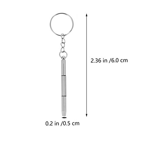 ULTECHNOVO 10 Peças Mini-Óculos Chave de Fenda Chaveiro Kit de Reparo para Óculos Óculos de Sol Reló