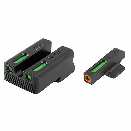 Image of Truglo TFX PRO Handgun Sight, Glowing Shock Proof Tritium and Fiber Optic Night Sight for Handguns, Compact, Durable, and Snag Free Sight