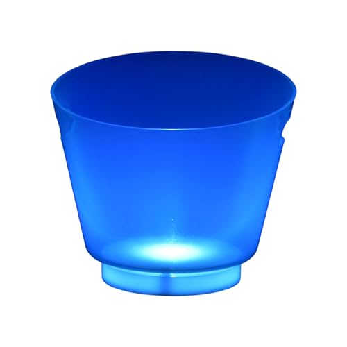 YIZITU Raffreddatori per Champagne Scintillanti E Infrangibili con Sistemi Illuminazione a LED Design Portatile per Interni Esterni. Raffreddatori per Champagne Impermeabili