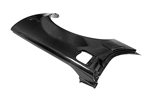 Replacement For 2005-2013 Corvette C6 Models | Zr1 Style Rear Side Quarter Panel Fender Wide Body Trim Cover (Carbon Fiber) #TOP6