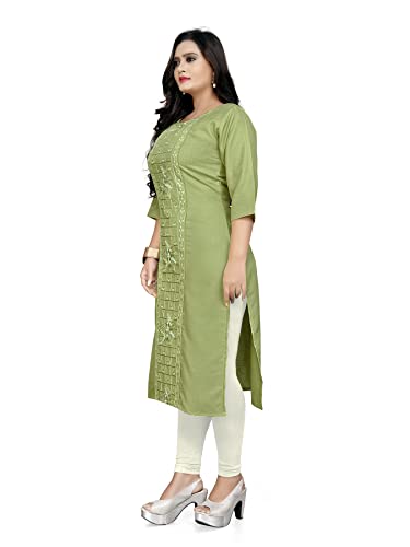 Image of Women's Embroidered Plus Size Kurtis