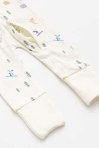 Image of MONICA + ANDY One Piece Baby Pajamas, 100% Organic Baby Clothes for Girls and Boys, Sizes For Newborn and Infant