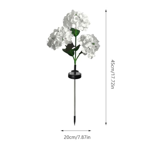 Lámpara de resina impermeable de hortensias de seda exclusivas 5